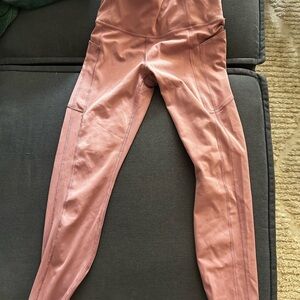 Athleta Mauve 7/8 Leggings